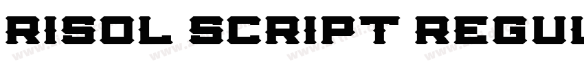 Risol Script Regula字体转换